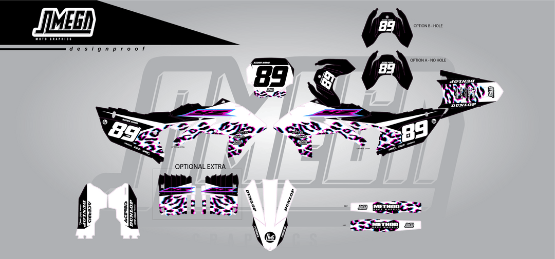 Glitchwave Leopard Graphics Kit