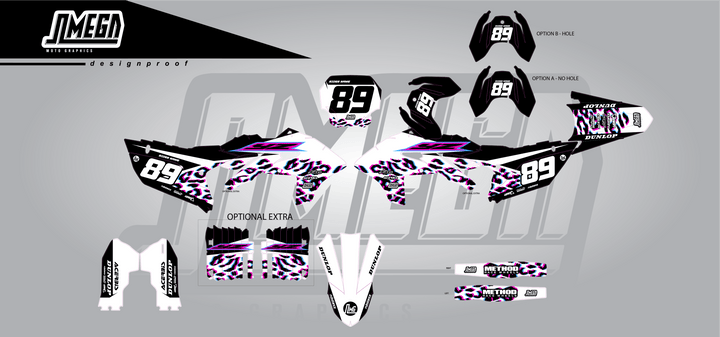 Glitchwave Leopard Graphics Kit