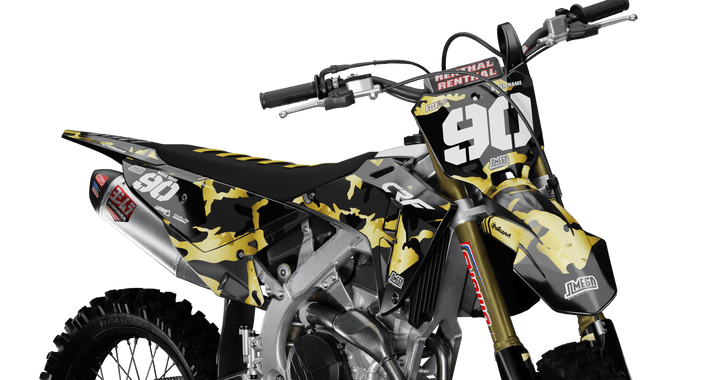 Gold Camo Graphics Kit