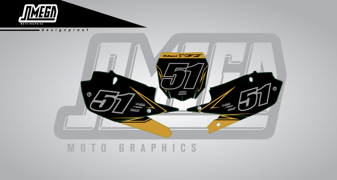 Golden Number Plates