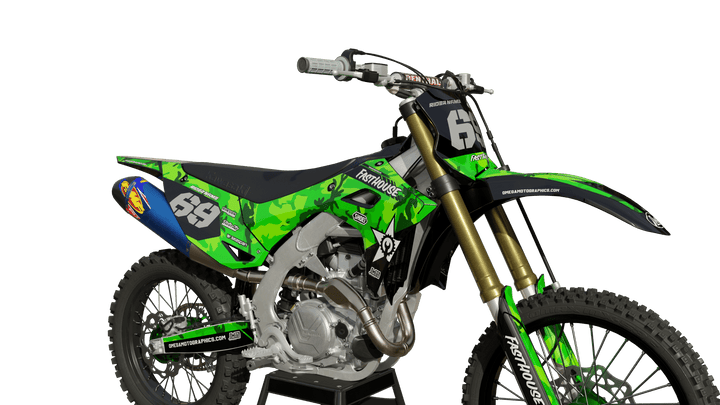 Green Camo Graphics kit