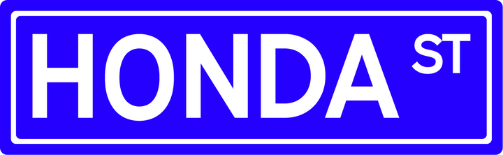 Honda St - Street Sign