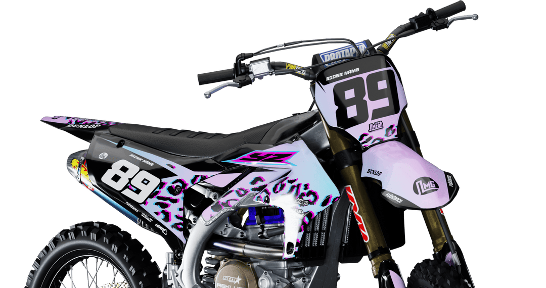 Halftone Leopard Graphics Kit