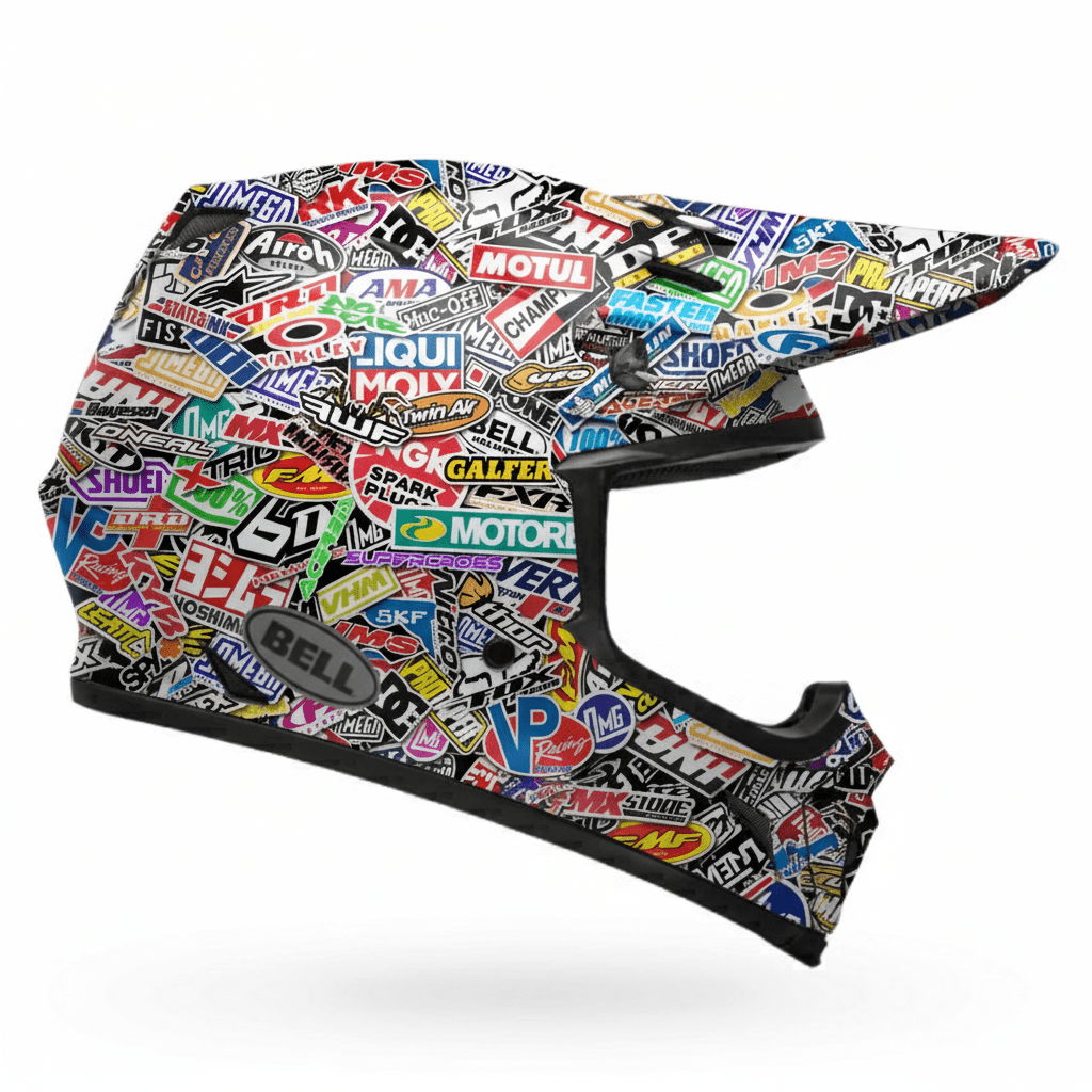 bike helmet decal Helmet Sticker Bomb Pack