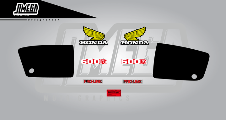 honda xl600r 1983 graphics kit