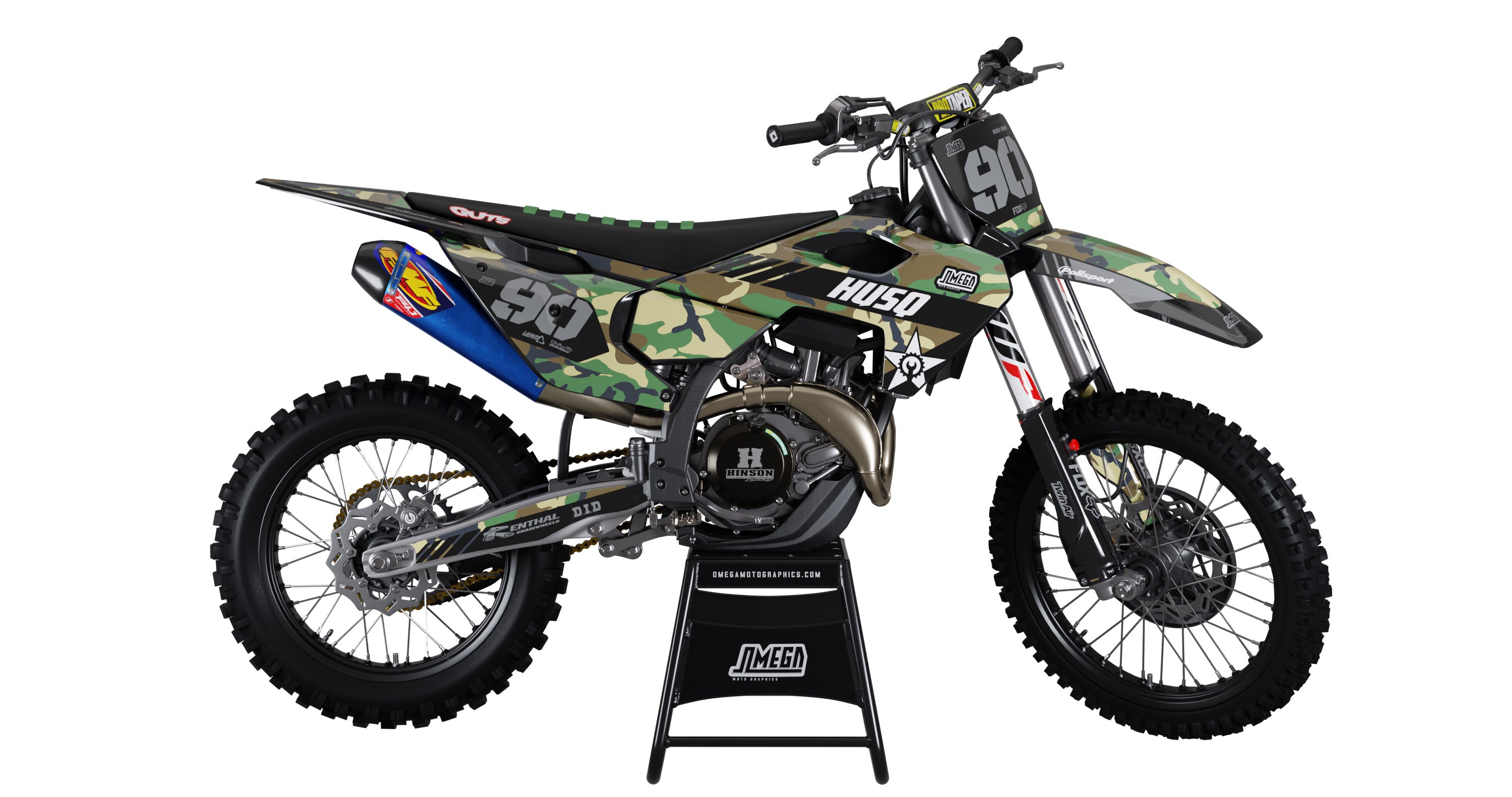 Husqvarna Camo Graphics Kit | Omega Moto Graphics