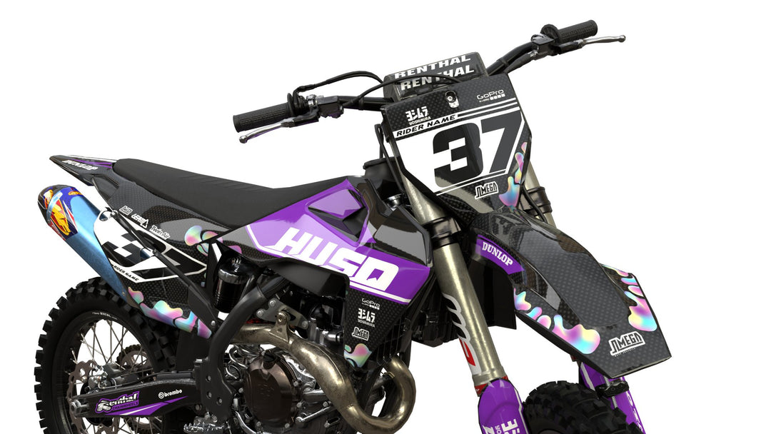 husqvarna tc fc te fe tx fx black gum graphics kit