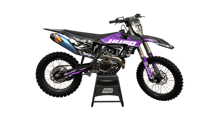 husqvarna tc fc te fe tx fx black gum graphics kit