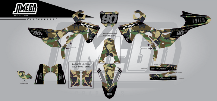 Jungle Camo Graphics Kit