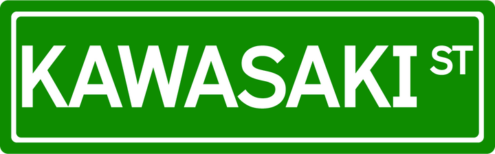 Kawasaki St - Street Sign