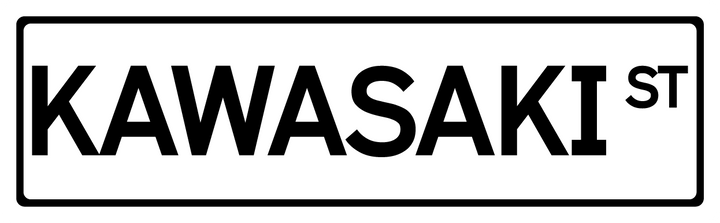 Kawasaki St - Street Sign