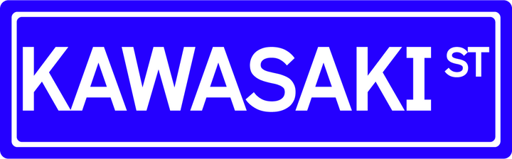 Kawasaki St - Street Sign
