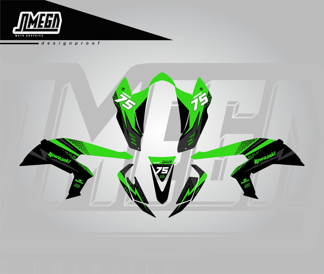 Green Kool Aid Quad Graphics Kit