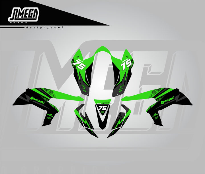 Green Kool Aid Quad Graphics Kit