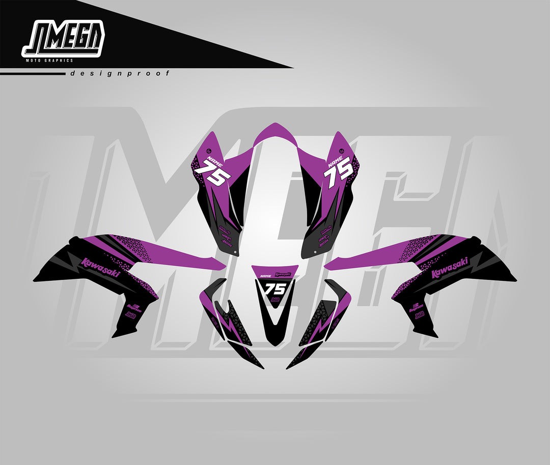 Purple Kool Aid Quad Graphics Kit