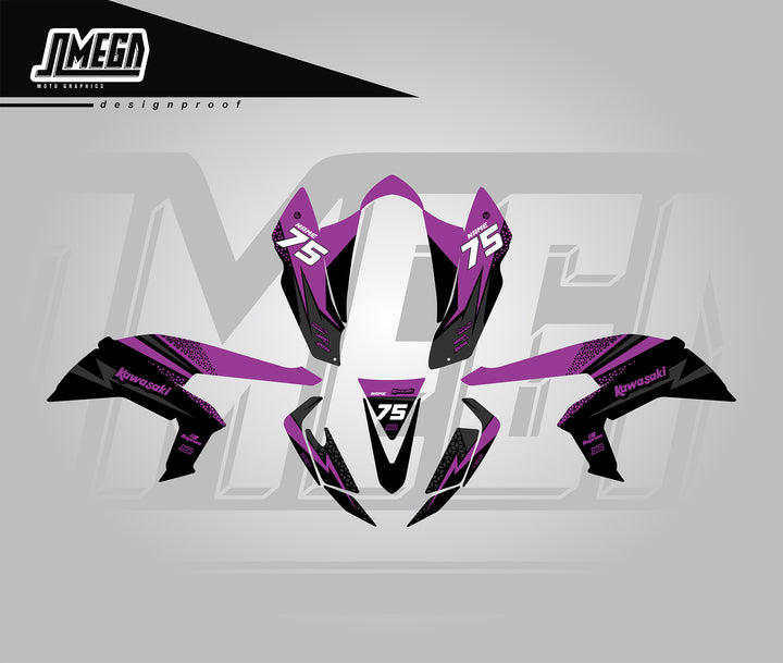 Purple Kool Aid Quad Graphics Kit