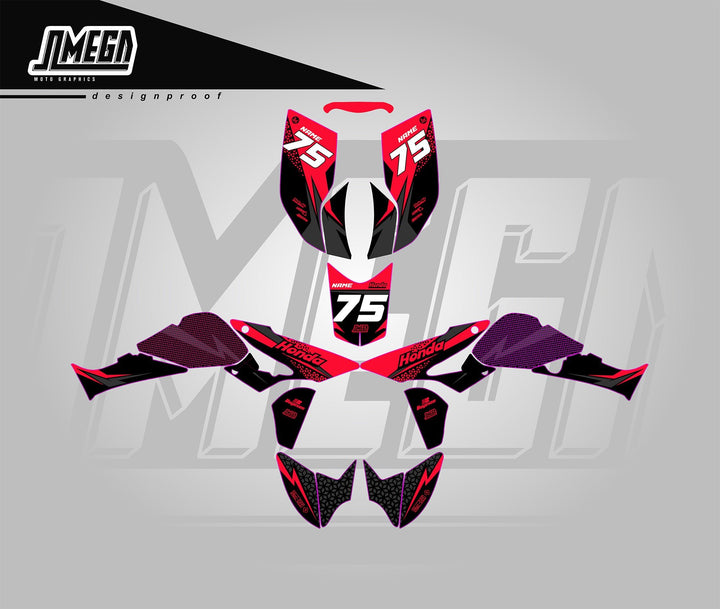 Red Kool Aid Quad Graphics Kit