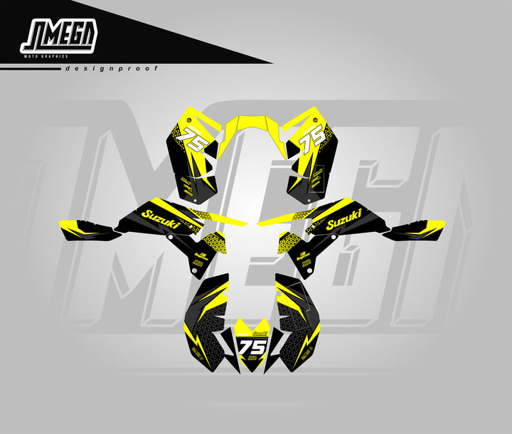 Yellow Kool Aid Quad Graphics Kit