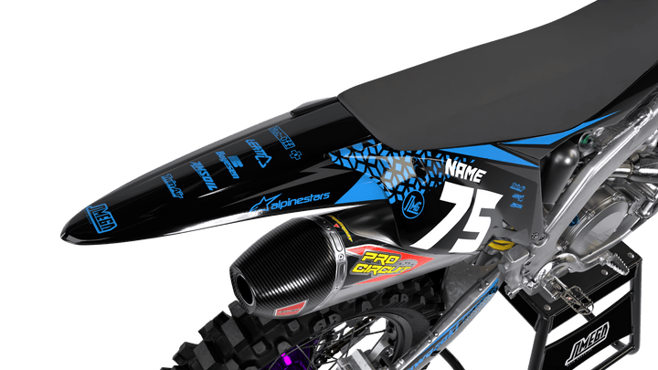 Blue Kool Aid MX Decal Kit