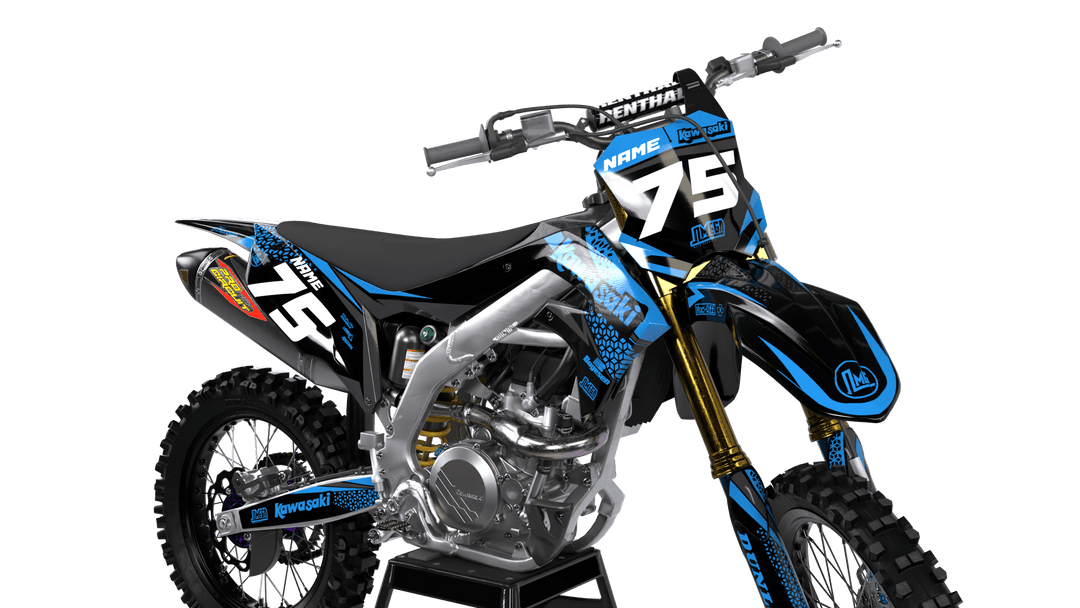 Blue Kool Aid MX Sticker Kit
