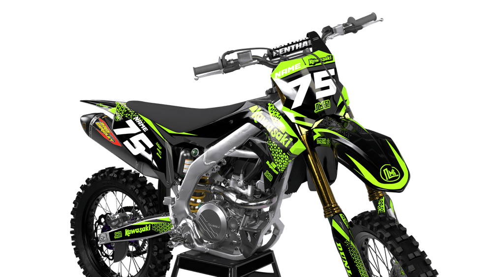 Kool Aid Green Motorbike Decal Kit
