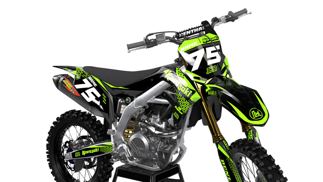 Kool Aid Green Motorbike Decal Kit