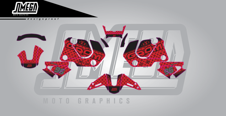 Grom L V Experience Road Bike Graphics Kit