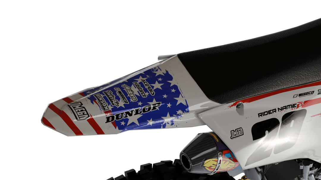 4th of July Custom Decal Set for Yamaha