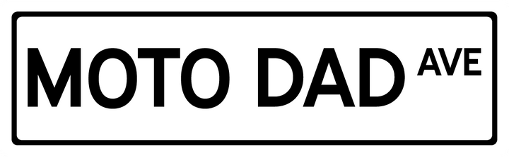 Moto Dad Ave - Street Sign