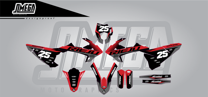 Rieju Black Factory Graphics Kit