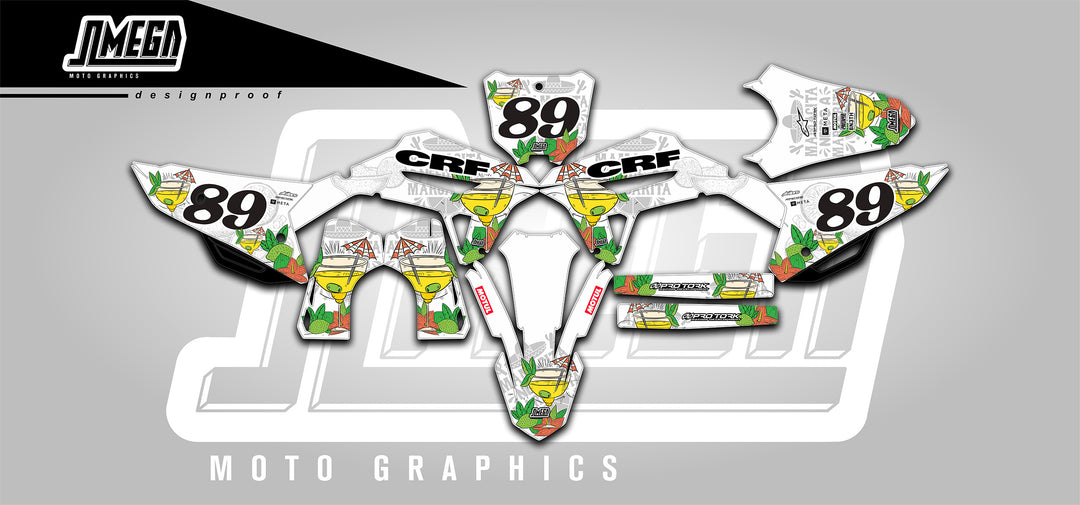 Dirt bike graphics kit