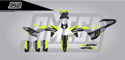 KTM Bullet Graphics Kit Wrap
