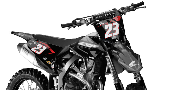 Metallic Red Number Plates