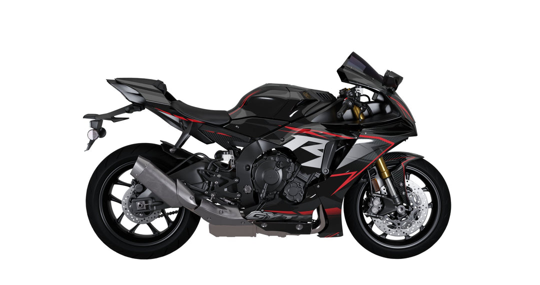 Metallic Red Road Bike Graphics Kit