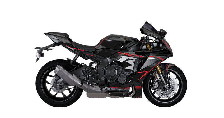 Metallic Red Road Bike Graphics Kit