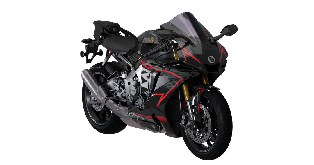 Metallic Red Road Bike Graphics Kit