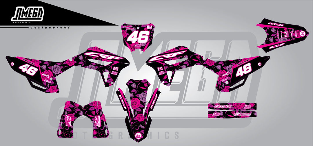 Midnight Bloom Graphics Kit