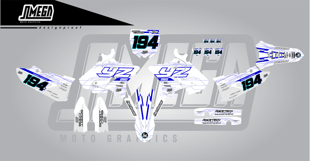 Minty White Graphics Kit