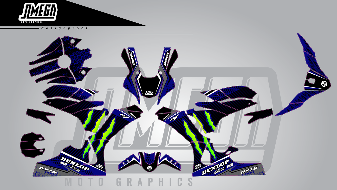 Monster Road Bike Graphics Kit