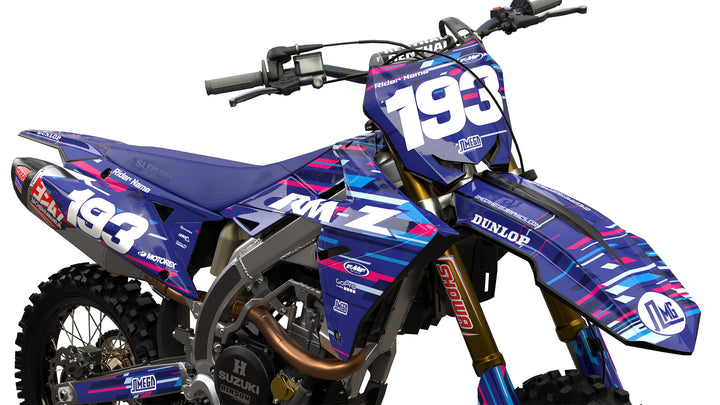 RMZ multi colour stickers