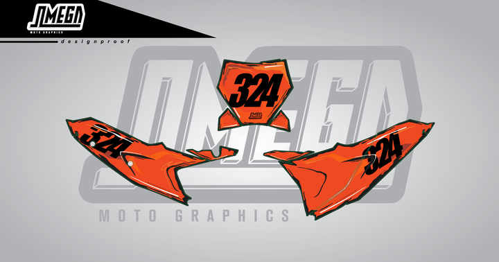 Orange Number Plates