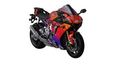 Orange Road Bike Graphics Kit