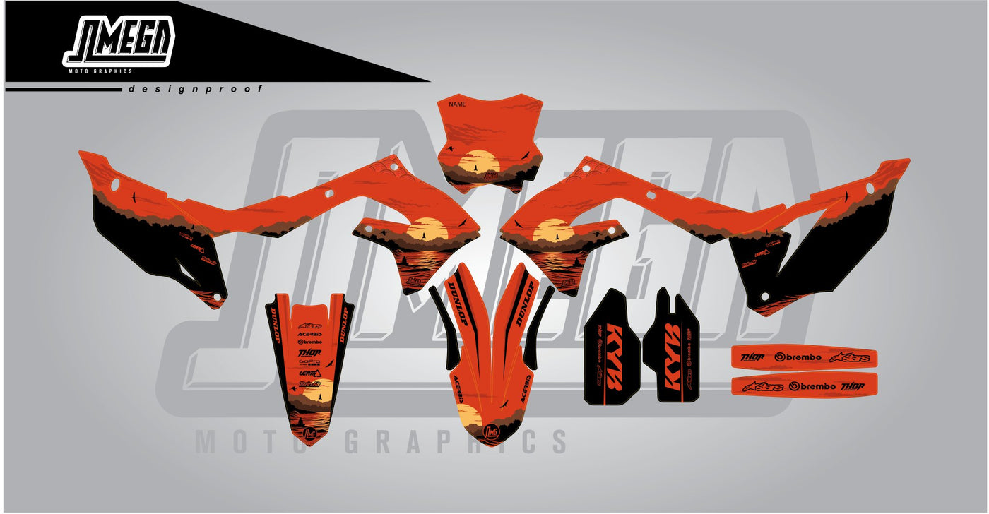 Orange Sea Graphics kit