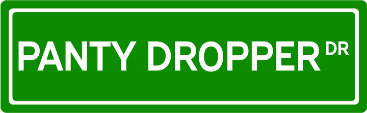 Panty Dropper Dr - Street Sign