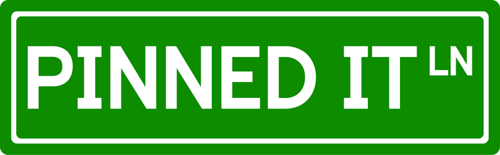 Pinned It Ln - Street Sign
