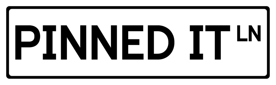 Pinned It Ln - Street Sign