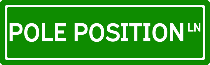 Pole Position Ln - Street Sign