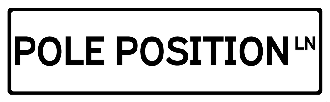 Pole Position Ln - Street Sign