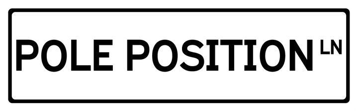 Pole Position Ln - Street Sign