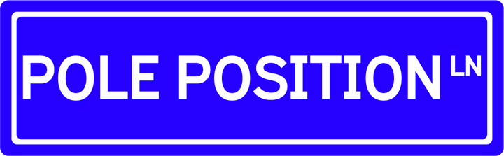Pole Position Ln - Street Sign